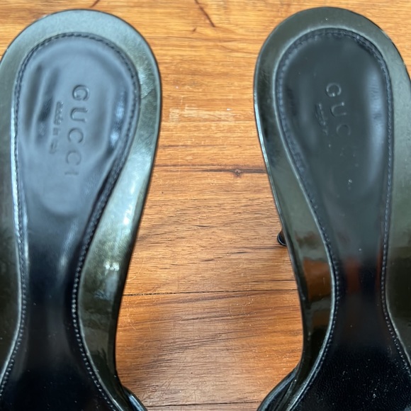 Gucci Patent Leather Horsebit Heels 9 - Picture 3 of 9